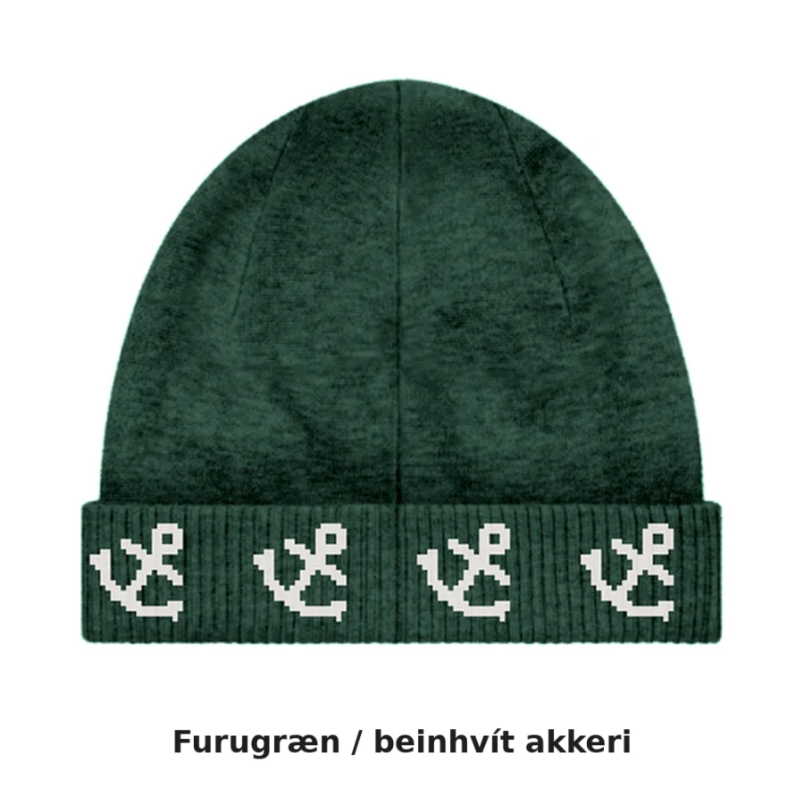 Sýnimynd – Furugræn / beinhvít akkeri – tölvugerð mynd